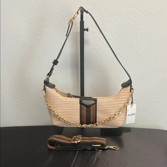 Aldo | Woven Shoulder Bag w/ Crossbody Strap - Picture 1 of 13